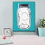 «Pop Art Mason Jar Blue» par Linda Woods, art mural sur toile-858539484