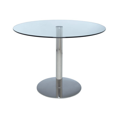 Round Glass Top Dining Table