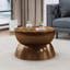 Table basse en métal martelé-1997028386