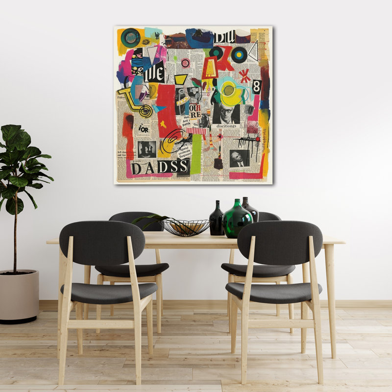 Dada Frequency, 54" H x 54" W