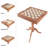 Game Table - Reversible Tabletop with Chess, Checkers and Backgammon Gameboards - Game Room Furniture -  Chess & Games 