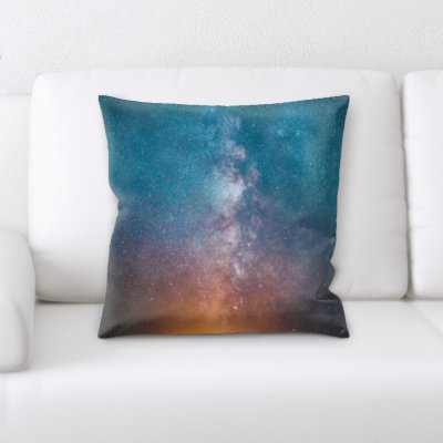 Housse et insert de coussin carré étoiles