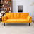 70-inch multi-functional cotton and linen sofa bed: foldable + cup holder + side storage, instantly switch between living room and bedroom-468159177