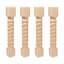 Pieds de poteau d'angle 35-1 / 4 po. 1 pièce-131994650-132045690