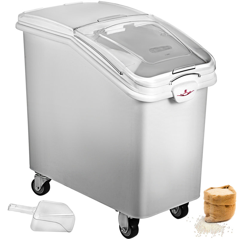 Contenant alimentaire rectangulaire en plastique Vevor 27 avec couvercle