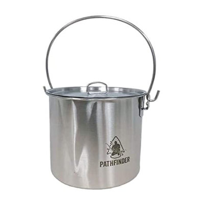 Self Reliance Outfitters 64 qt. Non-Stick Steel Stainless Steel Stock Pot