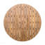 Table de salle à manger d'extérieur en bois d'acacia, très grande table de salle à manger ronde de 47,25 pouces, pour cour arrière, pelouse, balcon, teck clair