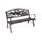 Hendry Running Whitetails Cast Iron Park Bench