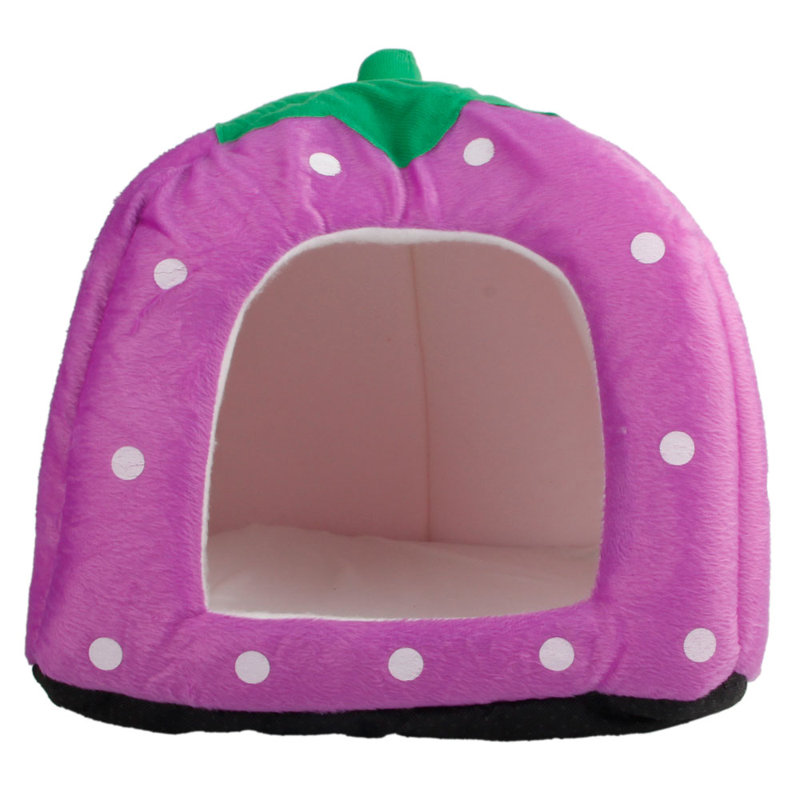 Dôme d’animal doux en coton Ricard, l 10,24 po x P 10,62 po x 11,22 po, Mauve