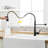 Single Handle Black Kitchen Faucet - Pull Out For Convenient Water Access Elegant Matte Upscale Kitchens-1548360169