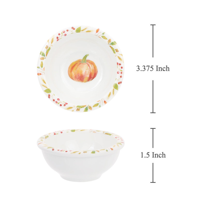 3 3/8" Mini Bowl S6, Pumpkin