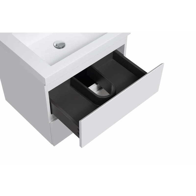 Meuble-lavabo flottant avec lavabo, 24"