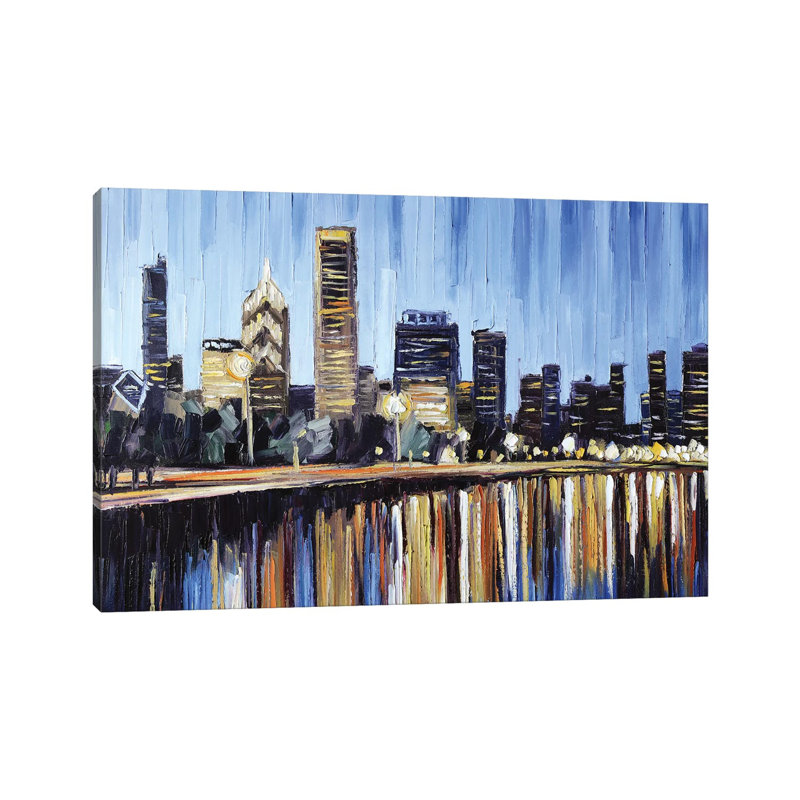 Monroe Harbor 1 Piece Wrapped Canvas Wall Art, 101.6 cm H x 66.04 cm W x 1.91 cm D