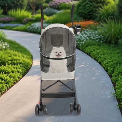 Pet Travel Stroller Foldable Pet Stroller For Small & Medium-Sized Dogs/Cats