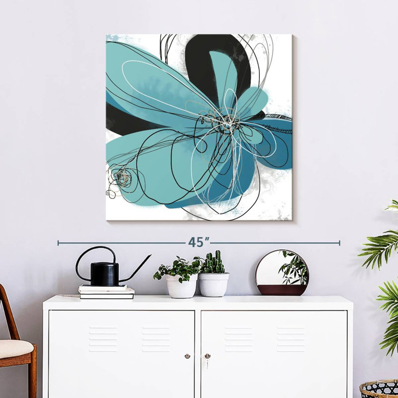 Azul Poetry II, H 30 po x l 30 po