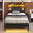 Zohreh Metal Bookcase Storage Bed with RGB LED Lights and Charging Station-1669336628