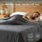 Cooling Comforter, All-Season Lightweight & Breathable Quilt for Hot Sleepers with Q-Max 0.45 Technology, Temperature Regulating Grey Blanket for Night Sweating Relief, Available in Queen-1668828884