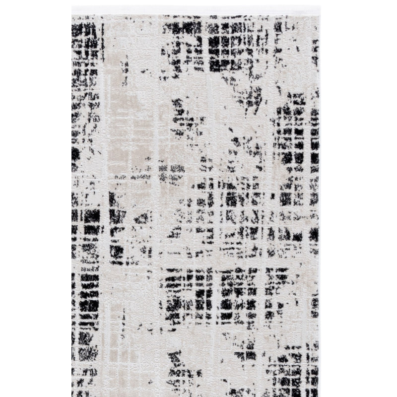 Mila 230 Performance Abstract Rug, Square 6'7"