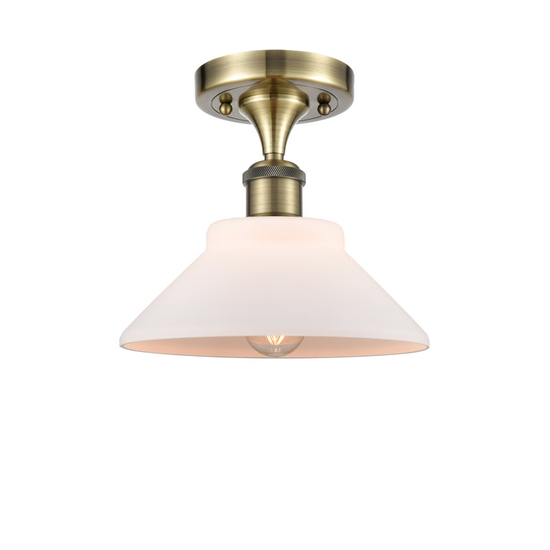 Plafonnier semi-encastré 1 lumière 9 po Heier, DEL
