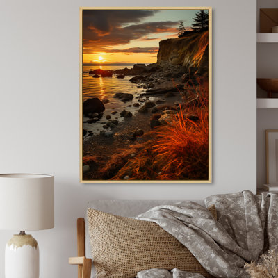 Norson Vibrant Costal Clift sur toile