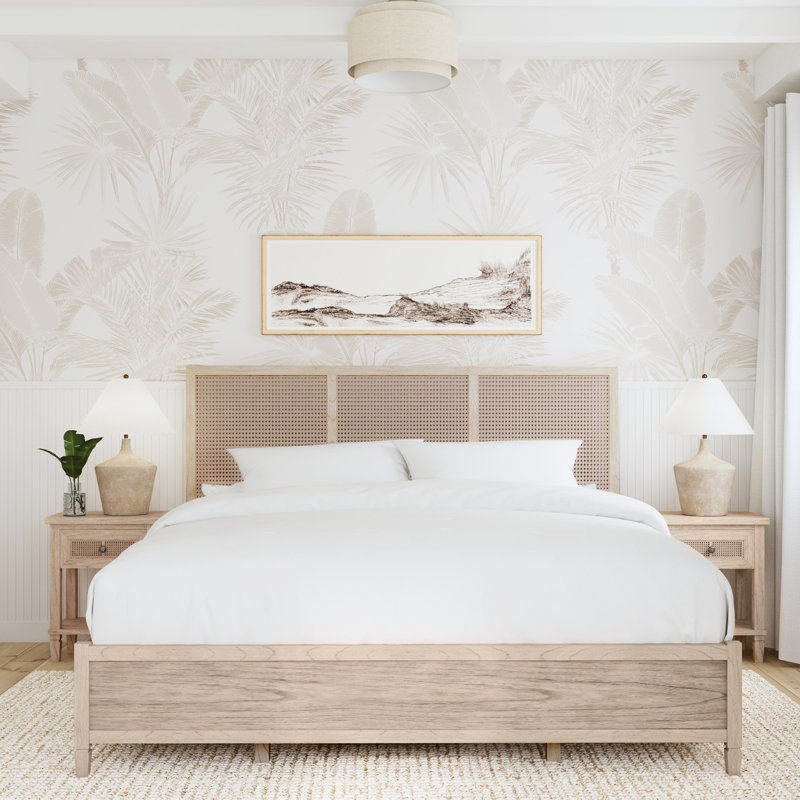 Charleston Cane Bed, King