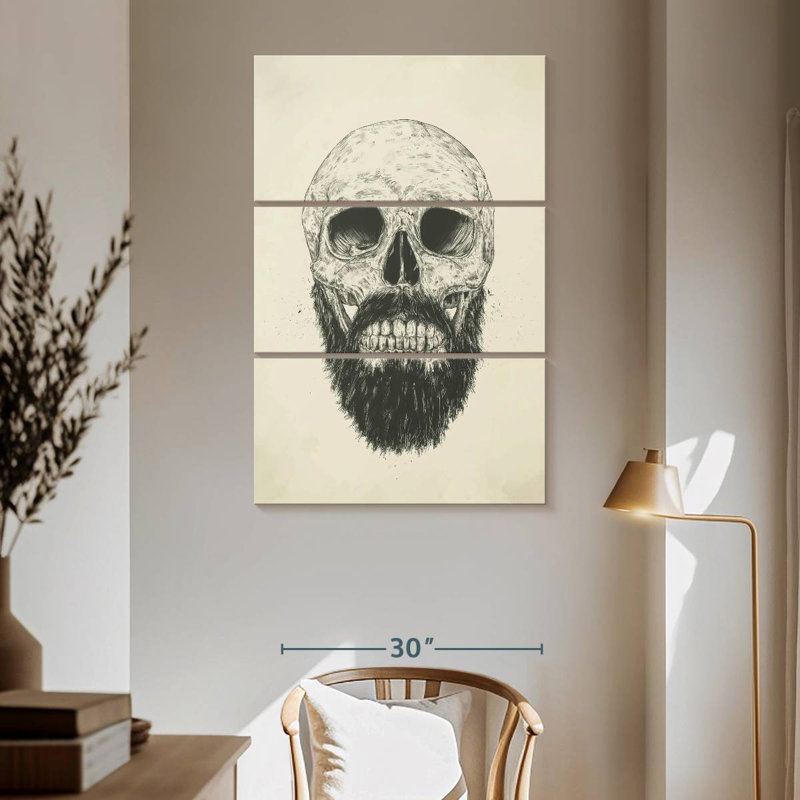Kerner The Beard Is Not Dead, 65" H x 42" W