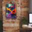 «Colorfull Abstract Stairs» par Momart, art mural sur toile, 40 po x 54 po-650482107