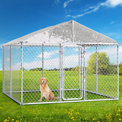 83'' H Metal Yard Kennel With Door