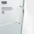 Monteray 40" W x 32" D x 79" H Hinged Frameless Shower Enclosure with 3/8  Clear Glass&Base-50962090