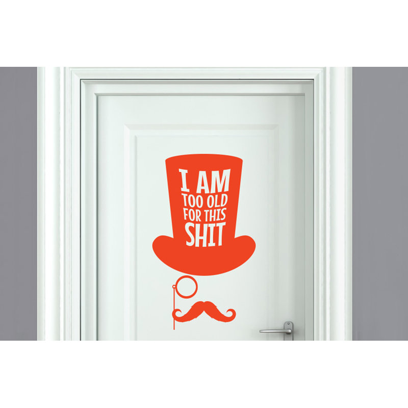 Wall Decal, Orange