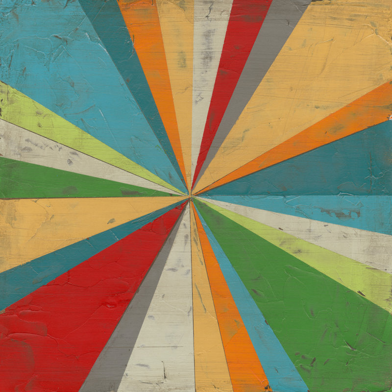 Carnival Lights II - Wrapped Canvas Painting, 30cm H x 30cm W x 3.8cm D