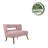 Ashyia 45.47'' Loveseat with Rubberwood Legs-2113417559