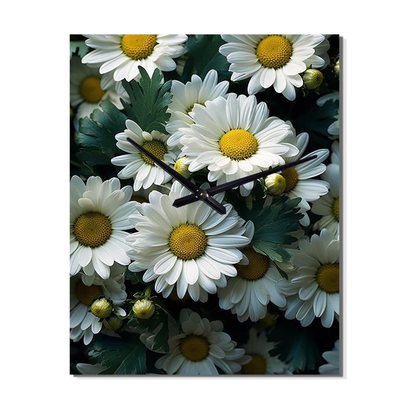 Horloge murale Caid - Daisies, Petit