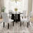 5-Piece Round Dining Table Set-116586712-116586711