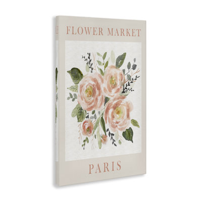 «Pastel Paris Flower Market», art mural par Carol Robinson