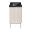 Meuble-lavabo autoportant en chêne blanc Classe 36 avec plateau noir Class-1363476232-1363476246-1407516753