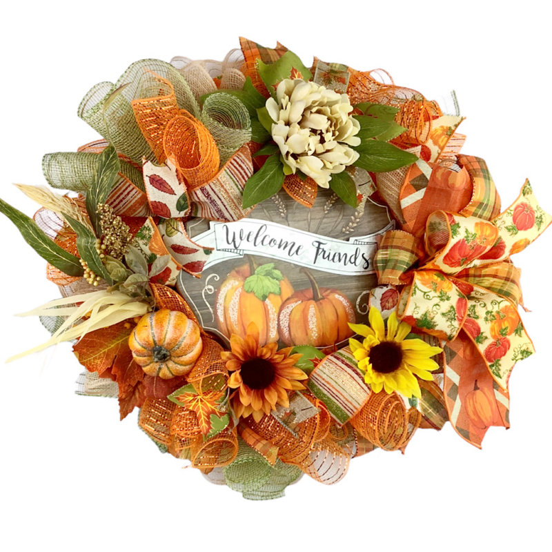 Handcrafted Faux 18'' Wreath