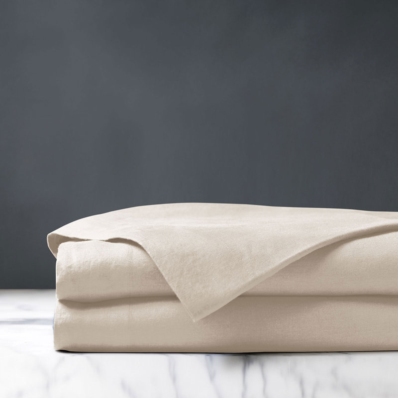 Shiloh Linen Flat Sheet, Queen Flat Sheet, Natural