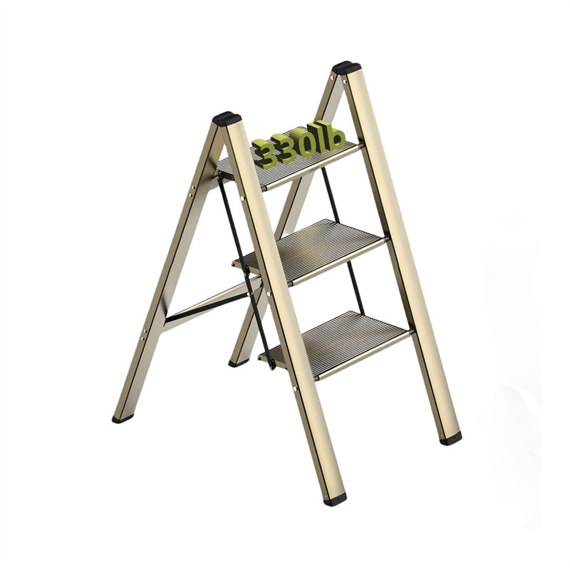 Aluminum Step Ladder, Gold