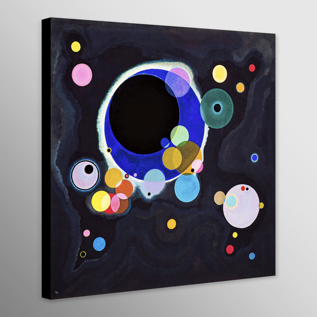 Several Circles by Wassily Kandinsky - Wrapped Canvas Art Prints