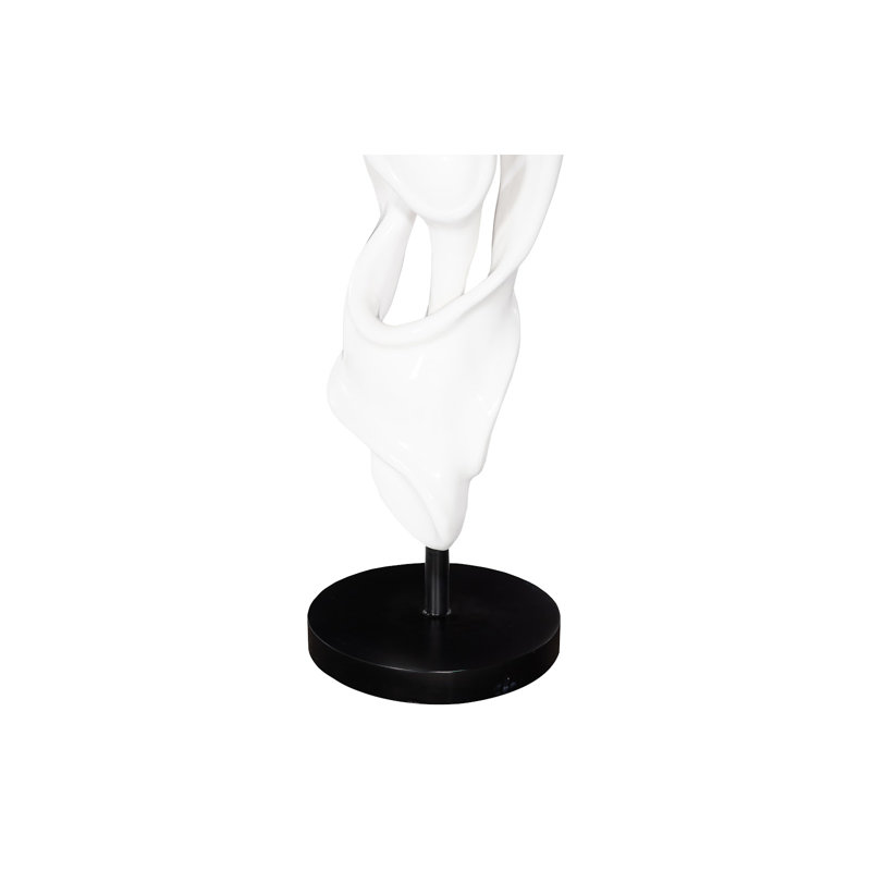 Cast Coupé Dancing Sculpture, Gel Coat White