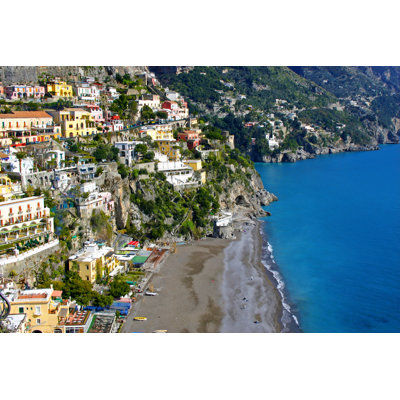 Sorrento Coast by JuneHawk - Wrapped Canvas Print