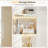 69" H Narrow Bookcase, 4-Tier L Shaped Corner Bookcase with 16-Color LED Lights & Storage Drawer – Entryway, Living Room (White)-1064620493