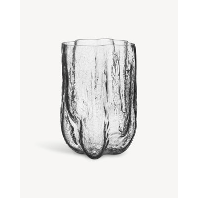 Crackle Handmade Crystal Table Vase