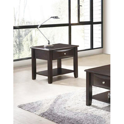 Table de bout d'un tiroir, table de salon