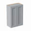 Armoire murale en bois massif avec portes à fermeture douce, tablettes réglables - rangement à double porte de 24 po pour la cuisine, la salle de bain, la buanderie, le garage (assemblage facile, l 24 po x P 12 po x H 36 po)-1964649670-1964649667
