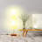 48'' Brown LED Column Floor Lamp