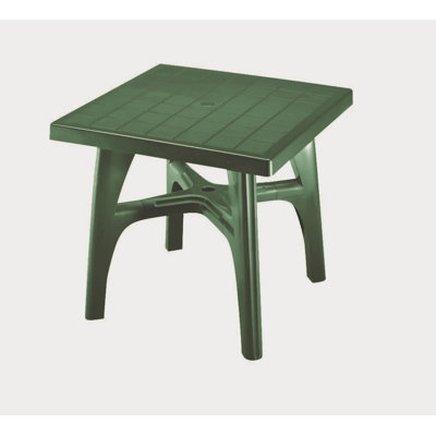Minnesota Square Outdoor Dining Table With Umbrella Hole , 80cm cm W 80cm cm D