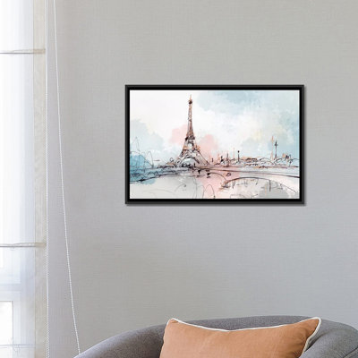 «Blush Paris» par Isabelle Z - impression d'art graphique