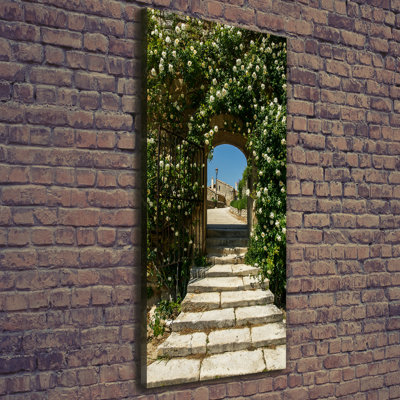 Floral Arch - Wrapped Canvas Print